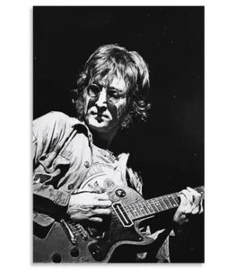 THE BEATLES John Lennon UNFRAMED Wall Art Print Music 30cm X 45cm - Picture 1 of 2