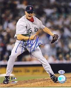 JONATHAN PAPELBON BOSTON RED SOX ACTION SIGNIERT 8x10 - Bild 1 von 1
