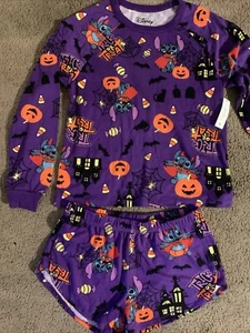 Disney Halloween (glow) 2pc Pajama Set size Small Loungewear Sleepwear PJ’s - Picture 1 of 2