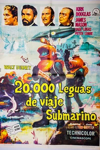20.000 LEGUAS DE VIAJE SUBMARINO -- Poster Cartel de Cine - Imagen 1 de 1