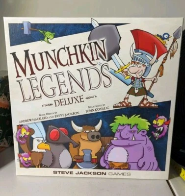 MUNCHKIN LEGENDS DELUXE Full Set STEVE JACKSON GAMES - Image 1 of 4