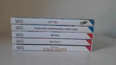 LOTTO 5 GIOCHI WII NINTENDO  - Immagine 1 di 2