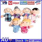 6Pcs Family Finger Puppets Cloth Doll Baby Educational Hand Toy Kid