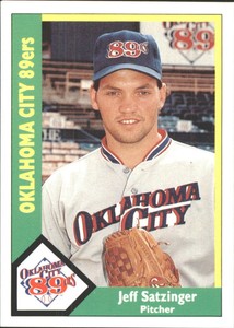 1990 Oklahoma City 89ers CMC #8 Jeff Satzinger