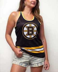 Boston Bruins Women's Racerback Hockey Tank - Picture 1 of 13