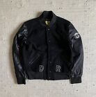 John Richmond Womens Bomber Jacket With Leather Sleeves BJ13 Size 14
