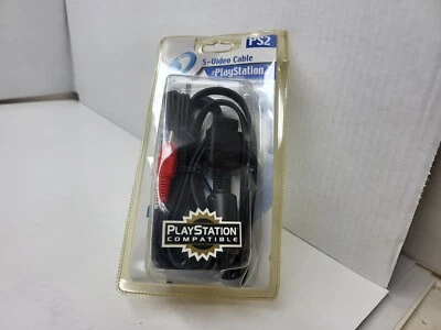 NEW S Video Cable W/Damaged retail packaging for Playstation 1 2 3 PS2 PS3  #C7 - Image 1 of 3