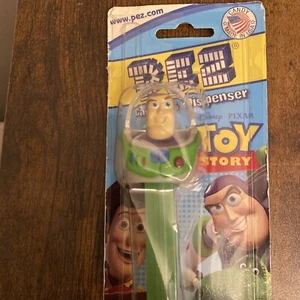 Toy Story Buzz Lightyear PEZ Dispenser Spaceman Disney Pixar Sealed Package - Picture 1 of 10