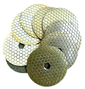 Diamond Polishing Pads 5 Inch Dry For Marble Concrete Stones Terrazzo Granite - Picture 1 of 5