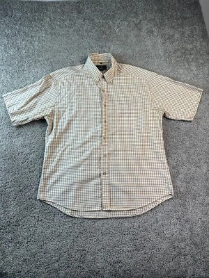 Camisa American Classics Para Hombre Extra Grande Amarilla Azul Cuadros Aguas Internacionales* Foto 1 de 4