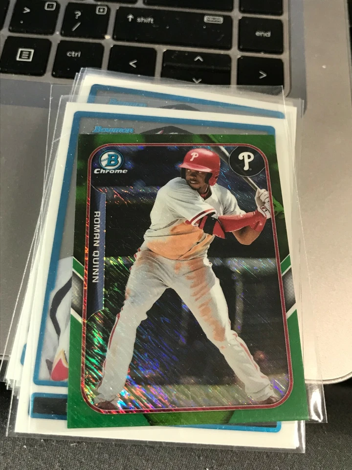 2015 Bowman Chrome Farm's Finest Minis Green Refractors Roman Quinn/99! kc26 - Image 1 of 1