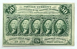 FRACTIONAL CURRENCY ~FR 1312 1st ISSUE 50 CENTS ~ BRIGHT CHOICE UNCIRCULATED! - Picture 1 of 2