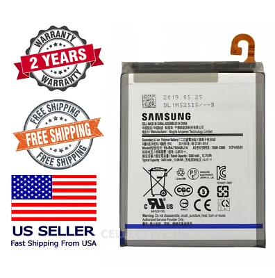 Nueva batería genuina OEM Samsung Galaxy A7 2018 A730x A750 / A10 A105 EB-BA750ABU Foto 1 de 2