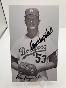 DON DRYSDALE Dodgers Autograph Exhibit Beckett Certified - Picture 1 of 3