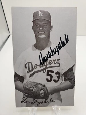 DON DRYSDALE Dodgers Autograph Exhibit Beckett Certified - Image 1 of 3
