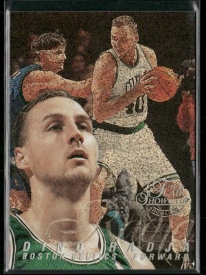 1996-97 Flair Showcase Row 0 #64 Dino Radja - Image 1 of 2