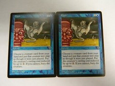 MTG Mirage Flash x2 Blue Rare VG - Excellent Condition