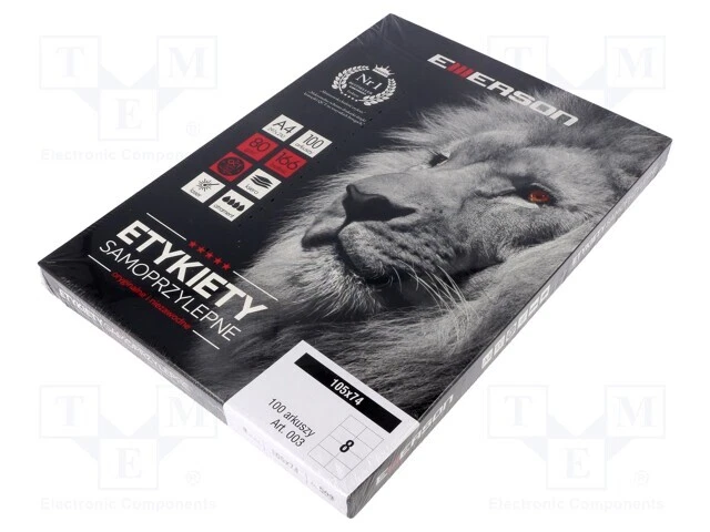 1 paquete, etiqueta EMERSON-105X74/100/E2UK Foto 1 de 1