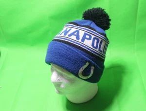 NFL Indianapolis Colts Jóvenes Niños Talla Única La mayoría Puños Pom Tejido Gorro - Imagen 1 de 5