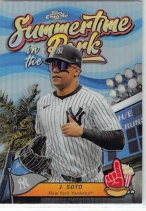 2024 Topps Chrome | Juan Soto (Summertime in The Park Insert) #SITP-9 - Imagen 1 de 2