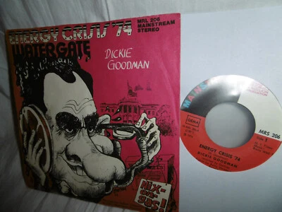 Dickie Goodman, Energy Crisis '74, Watergate, German MRL 206 Mainstream 7" 1974 - Bild 1 von 2