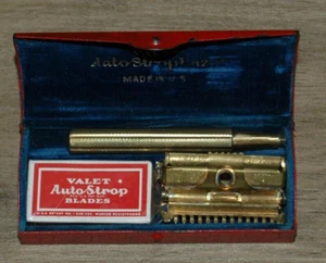 Valet brass Auto Strop Razor Pat 1492246, 1639335 "Gillette Safety Razor Co. @@! - Picture 1 of 14