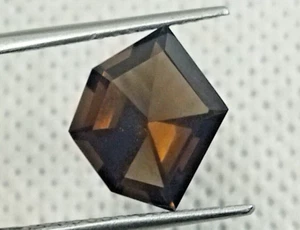 3.80 Cts Smoky Quartz Gemstones Fancy Shape 100% Natural from Pakistan - Picture 1 of 4