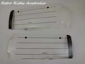 RARE TOYOTA LITEACE FACTORY HEADLIGHT PROTECTORS YM36 YM40 YM41 XTRA TRAK - Picture 1 of 2