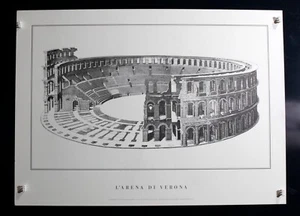 Onofrio Panvinii - L'Arena Di Verona -1992 - Offset Poster- Edition Lidiarte - Picture 1 of 6