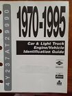 Vintage Asia 1970-1995 Car And Light Truck Engine & Vehicle Id Guide Free Ship