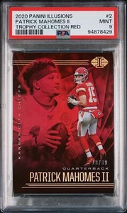 2020 Panini Illusions 2 Patrick Mahomes Red Collect Trophy /99 - Bild 1 von 2