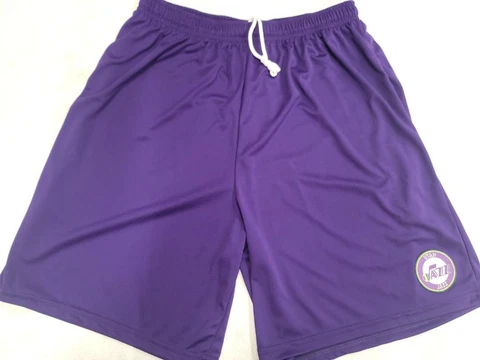 0725-1 Mens NBA Team Apparel UTAH JAZZ Polyester Shorts Gold Purple New Cover