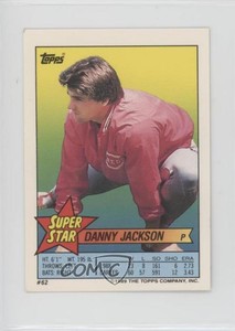 1989 Topps Super Star Sticker Back Cards Danny Jackson Will Clark ( 159) #62.159