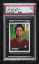 2008 Panini UEFA Euro 2008 Stickers Cristiano Ronaldo #120 PSA 7