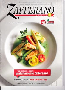2018 06 - ZAFFERANO MAGAZINE - 06 2018 - N.59 - ANNO 20 IN INGLESE E ITALIANO - Foto 1 di 2