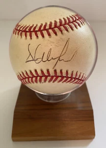 Auténtico miembro del Salón de la Fama de las Grandes Ligas autografiado de colección Dave Winfield - Imagen 1 de 2