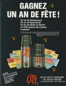 Publicité papier   - advertising paper - Parfums City - Picture 1 of 1