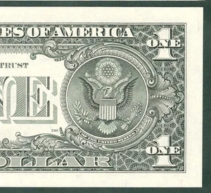 1995 $1 FRN ST LOUIS - SCARCE "295" ERROR - RUN 7, FP #334 - UNC - Picture 1 of 3