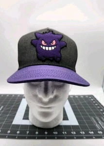 Pokemon Gengar Purple Snapback Hat Cap 2016 Nintendo Gamefreak - Picture 1 of 9