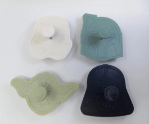 Star Wars Ausstecher Set Lot 4 Williams Sonoma Yoda Vader Boba Stormtrooper - Bild 1 von 13