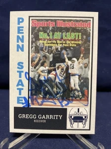 Gregg Garrity - Steelers, Eagles- cartolina Penn State personalizzata autografata - Foto 1 di 2