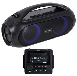 Receptor marino MB Quart GMR-LED con Bluetooth/AM/FM/Banda meteorológica/USB+Boombox gratuito - Imagen 1 de 7