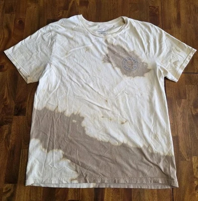 CAMISA BRIXTON CREST II MOJAVE BLANCA NUBE TIE DYE ALGODÓN ORGÁNICO LOGOTIPO PARA HOMBRE GRANDE Foto 1 de 4