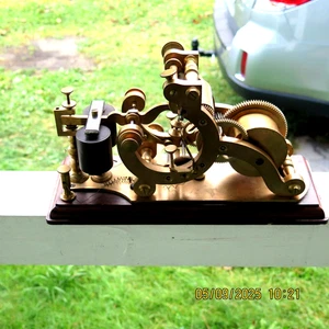 In vendita un registro telegrafico a peso anticipato firmato Charles Williams - Foto 1 di 8