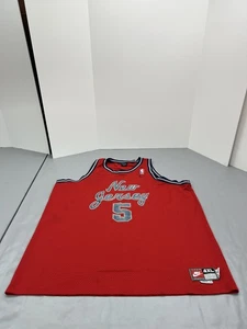 Vintage New Jersey Nets Trikot Herren 4XL rot NBA Basketball Jason Kidd Nike 2000s - Bild 1 von 16