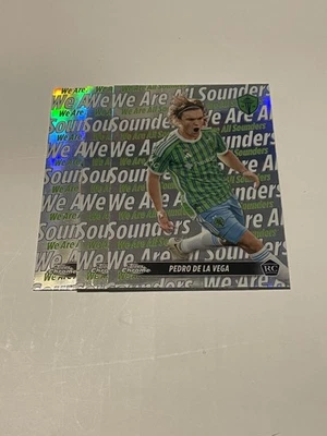 2024 Topps Chrome Lot (3) Pedro De La Vega RC Team Tags MLS Seattle Sounders FC - Image 1 of 2