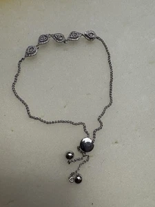 Sterling Silver 1/4CTTW White Diamond Bolo Bracelet - Picture 1 of 5