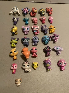 Hasbro Littlest Pet Shop LPS Small Mini Animal Figures Mixed Lot Of 31 - Picture 1 of 16