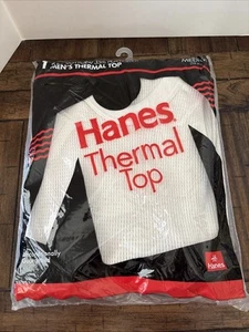 Hanes Herren Thermo Top Vintage Größe Medium 38-40 Made In USA 1992 - Bild 1 von 3