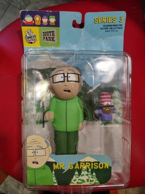 RARO South Park Mr. Garrison Sombrero Figura Serie 3 Mirage Comedy Central 2004 Sin usar, en caja Foto 1 de 4